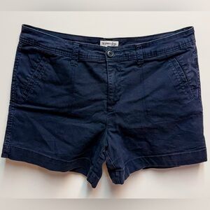 St. John's Bay Dark Navy Casual Women's Shorts
